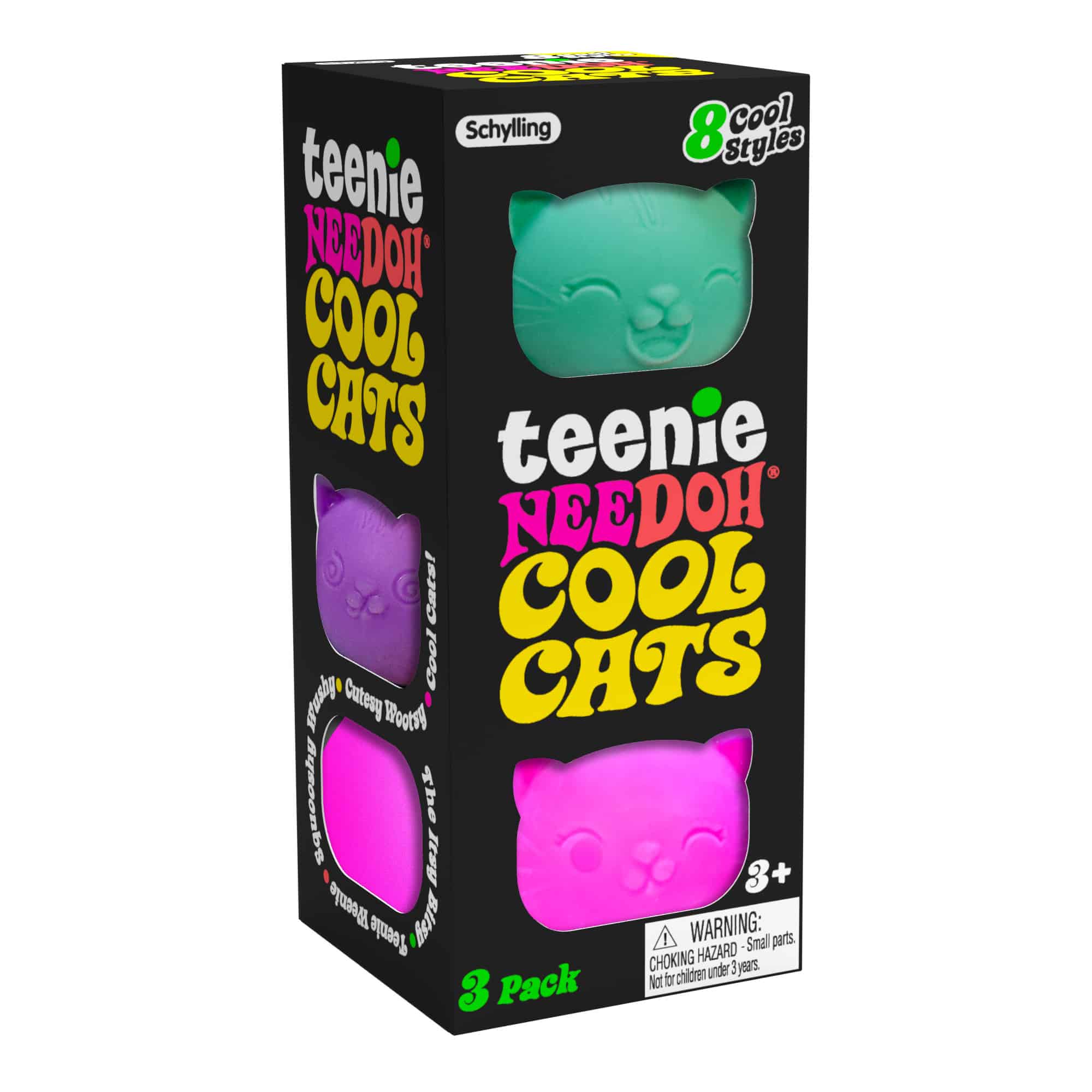 Mini Cat Sensory Squish 3-Pack